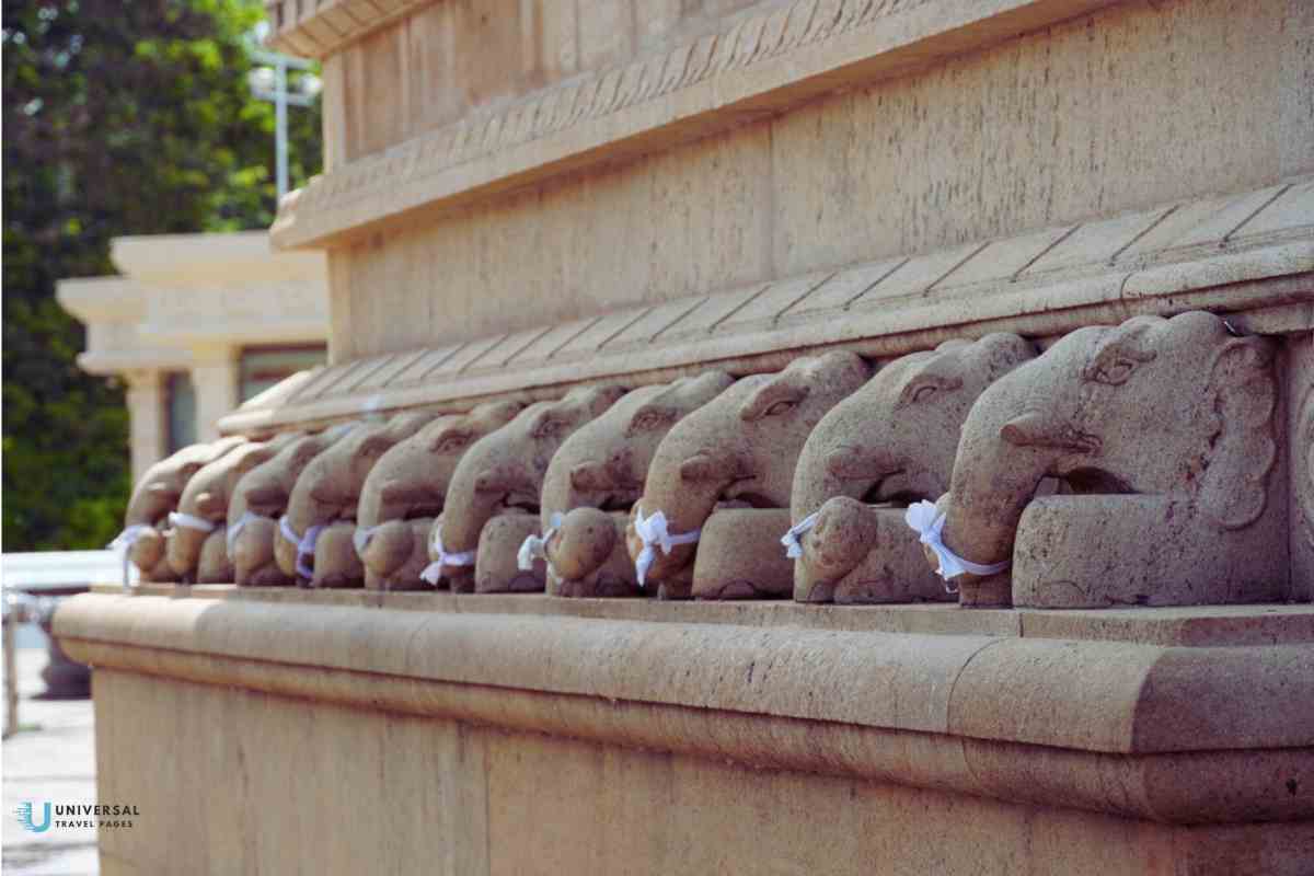Cross-sectional view of Ruwanweli Maha Seya foundation layers