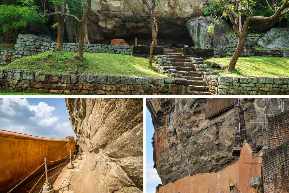 Sigiriya Mirror walls and Royal Garden